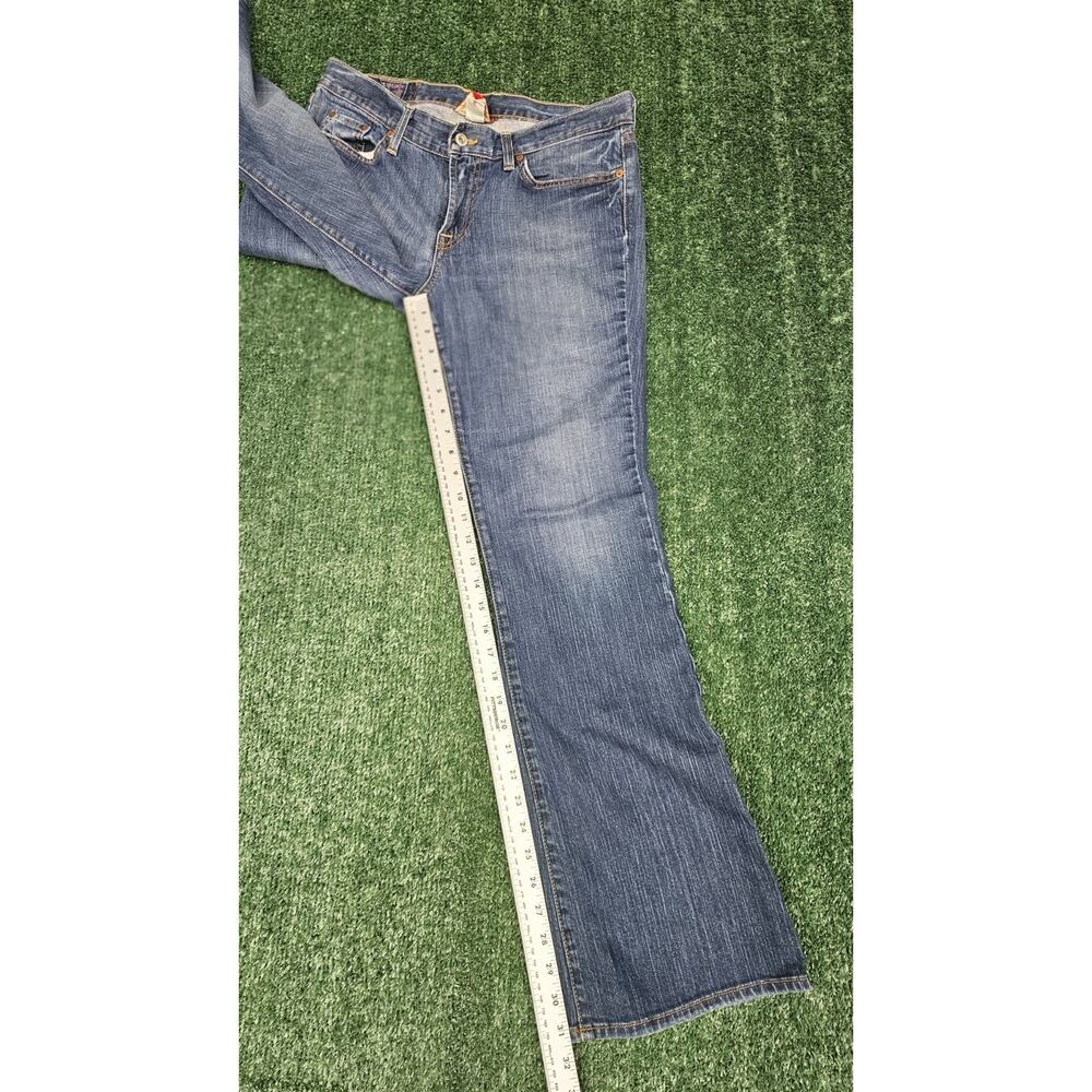 VINTAGE Lucky Brand Jeans Womens 10/30 Blue Sweet N Low Bootcut Stretch Mid Rise - Picture 7 of 10